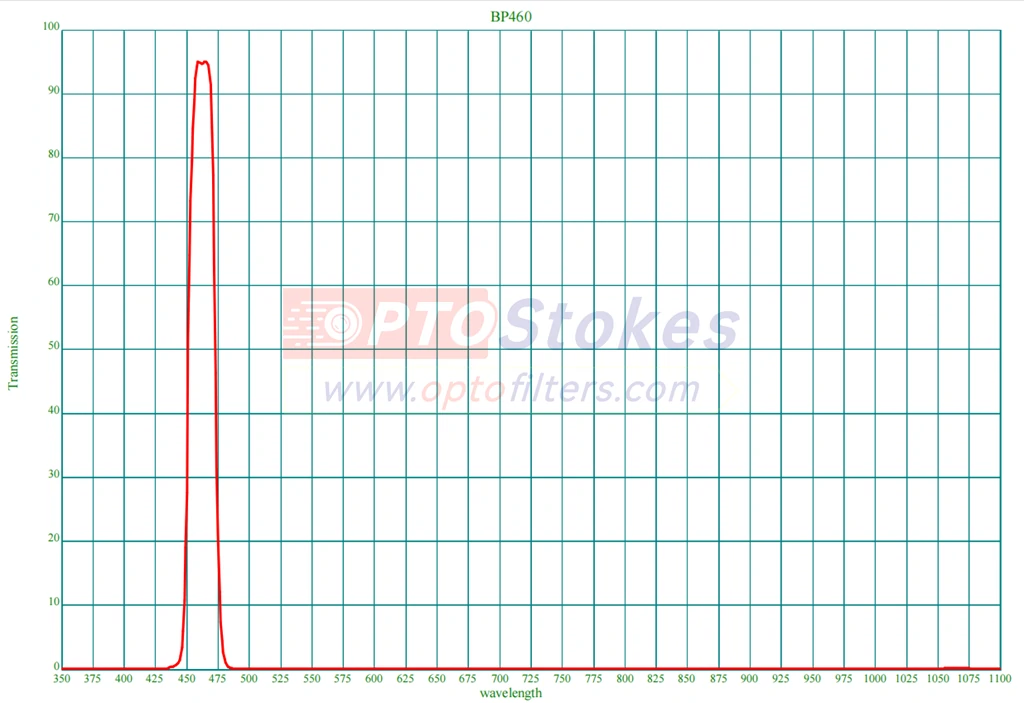 fluorescence microscopy 460nm